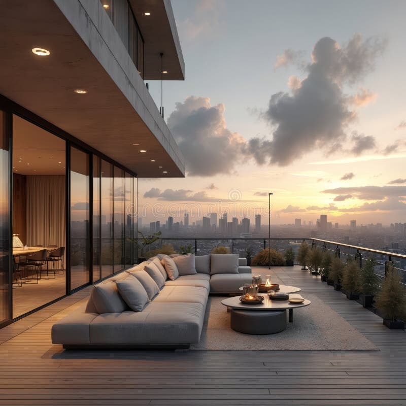 Industrial Penthouse Apartment - Pinterest