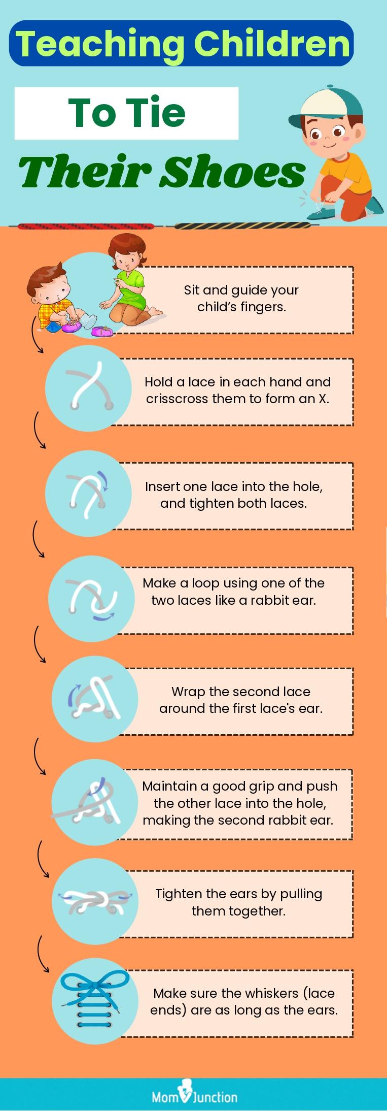 How to Tie Shoes Step by Step - Second Keep