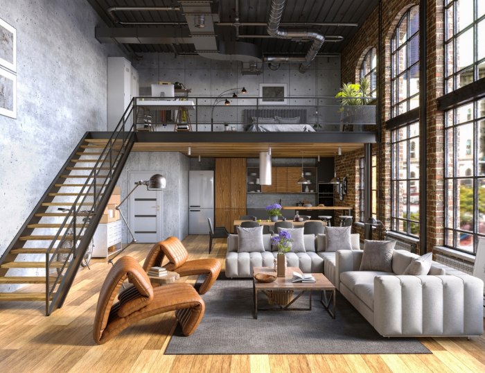 38 Stunning Industrial Loft Design Ideas - The Glossychic